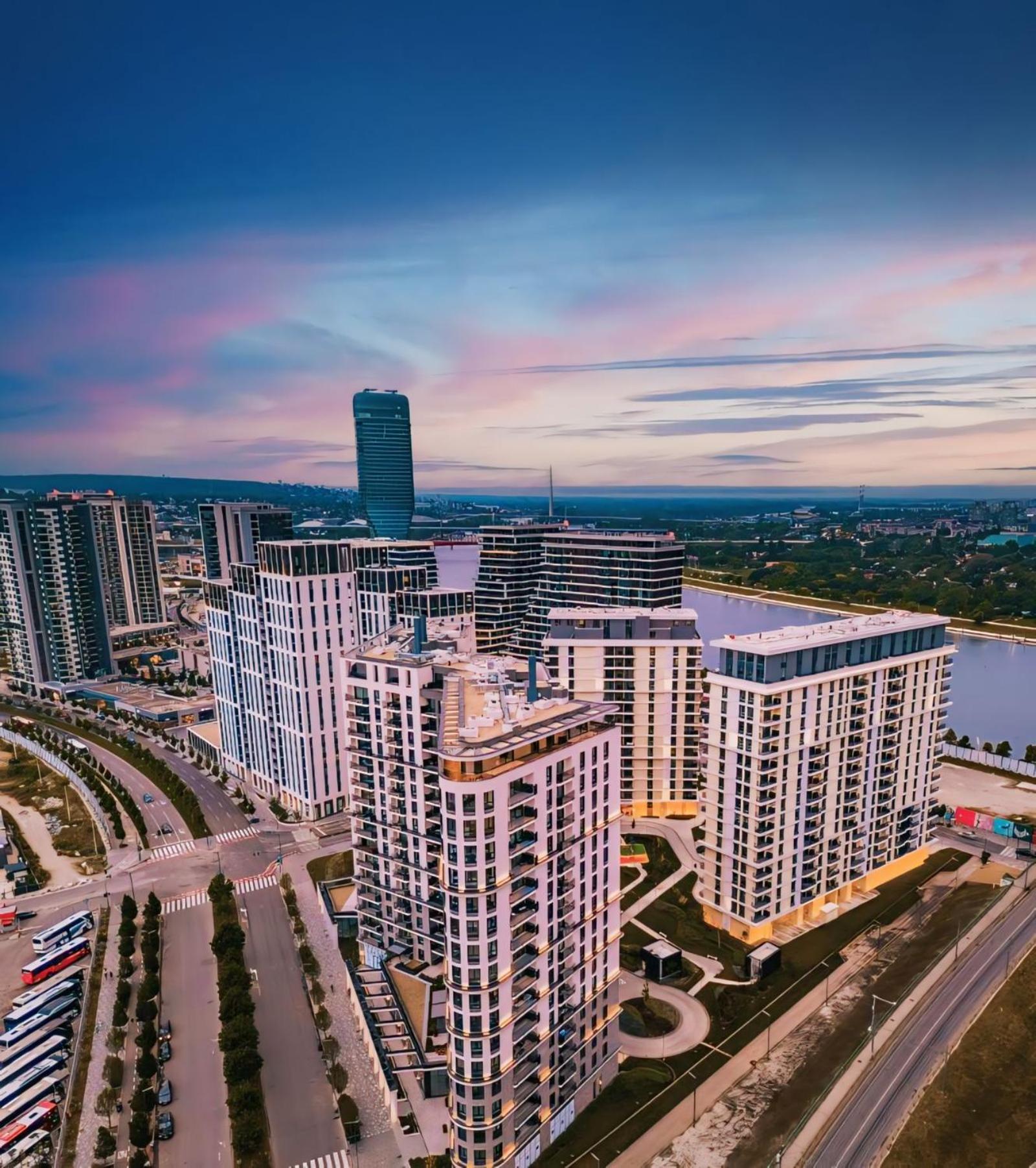 Belgrade Waterfront 16Th Fl Lux Apt. W/ City View Экстерьер фото