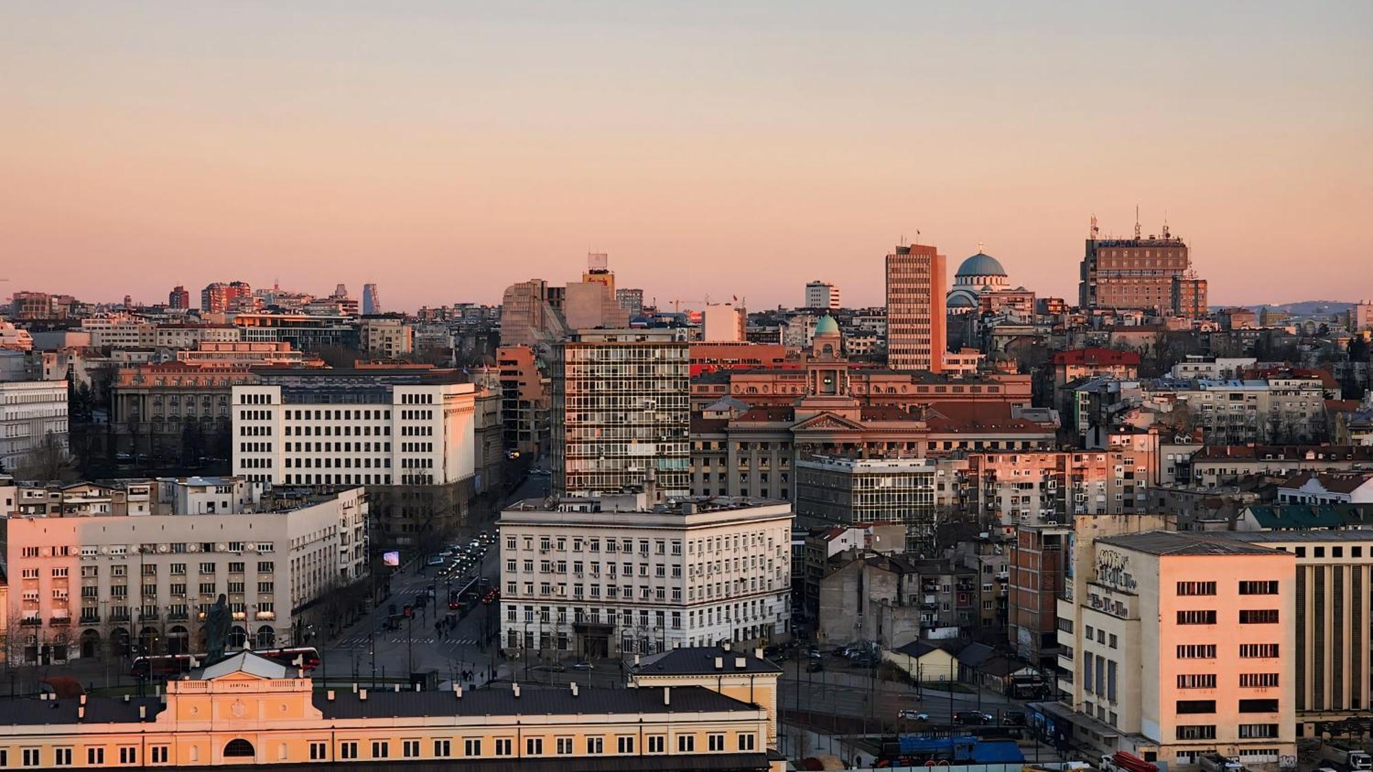 Belgrade Waterfront 16Th Fl Lux Apt. W/ City View Экстерьер фото